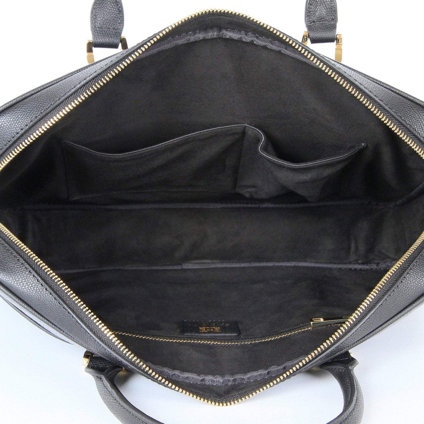 Milan Soft Grain and Crocodile Embossed Leather Briefcase - EZZOTI