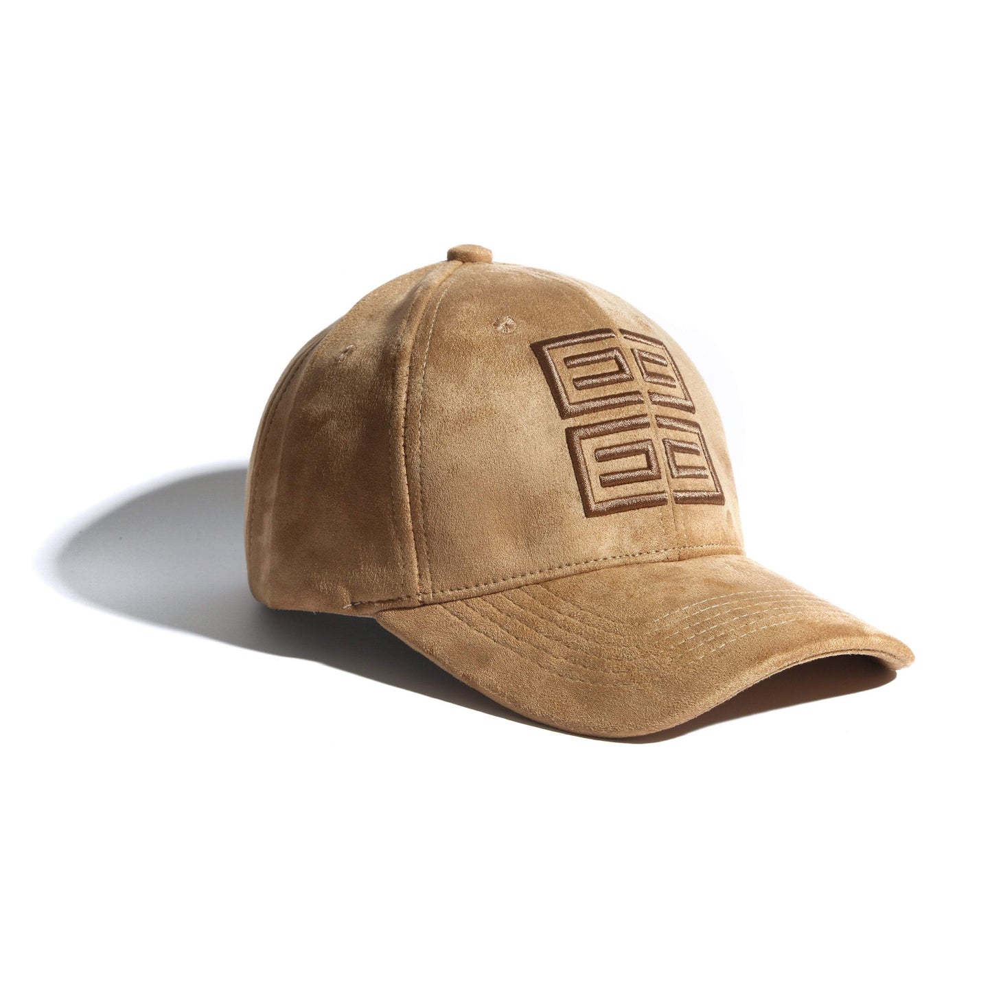 Paris Suede Baseball Cap - Tan - EZZOTI