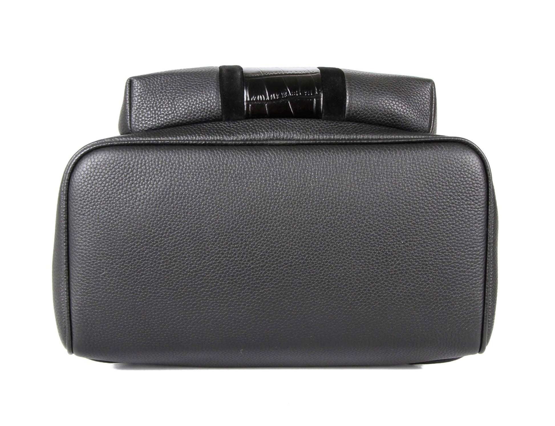 Enzo Soft Grain and Crocodile Embossed Leather Backpack - EZZOTI