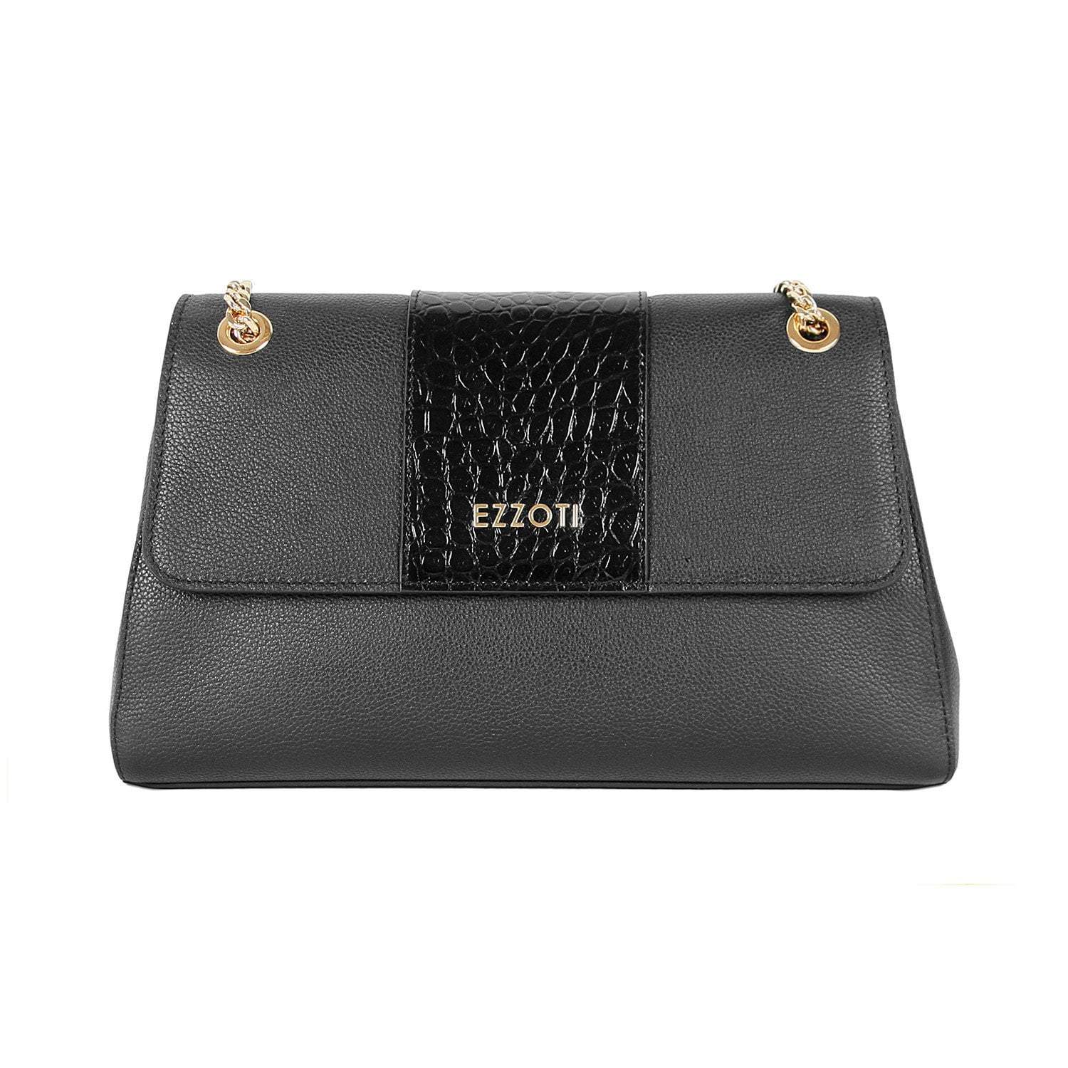 Gabriella Leather Shoulder Bag - Medium - EZZOTI