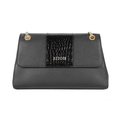 Gabriella Leather Shoulder Bag - Medium - EZZOTI