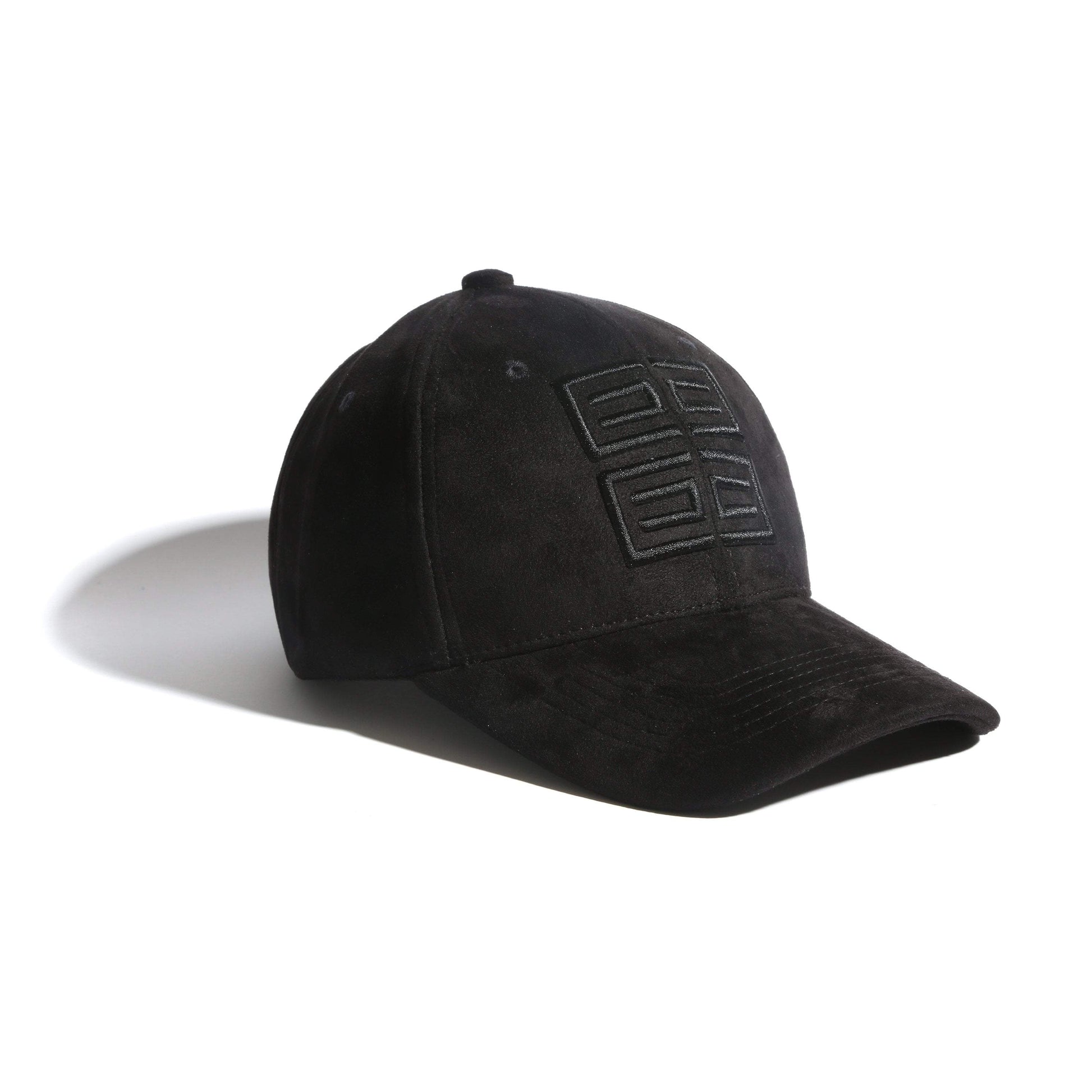 Paris Suede Baseball Cap - Black - EZZOTI