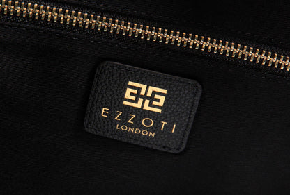 Santiago Soft Grain and Crocodile Embossed Leather Holdall - EZZOTI