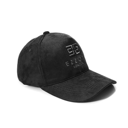EZZOTI Suede Trucker Cap - Black