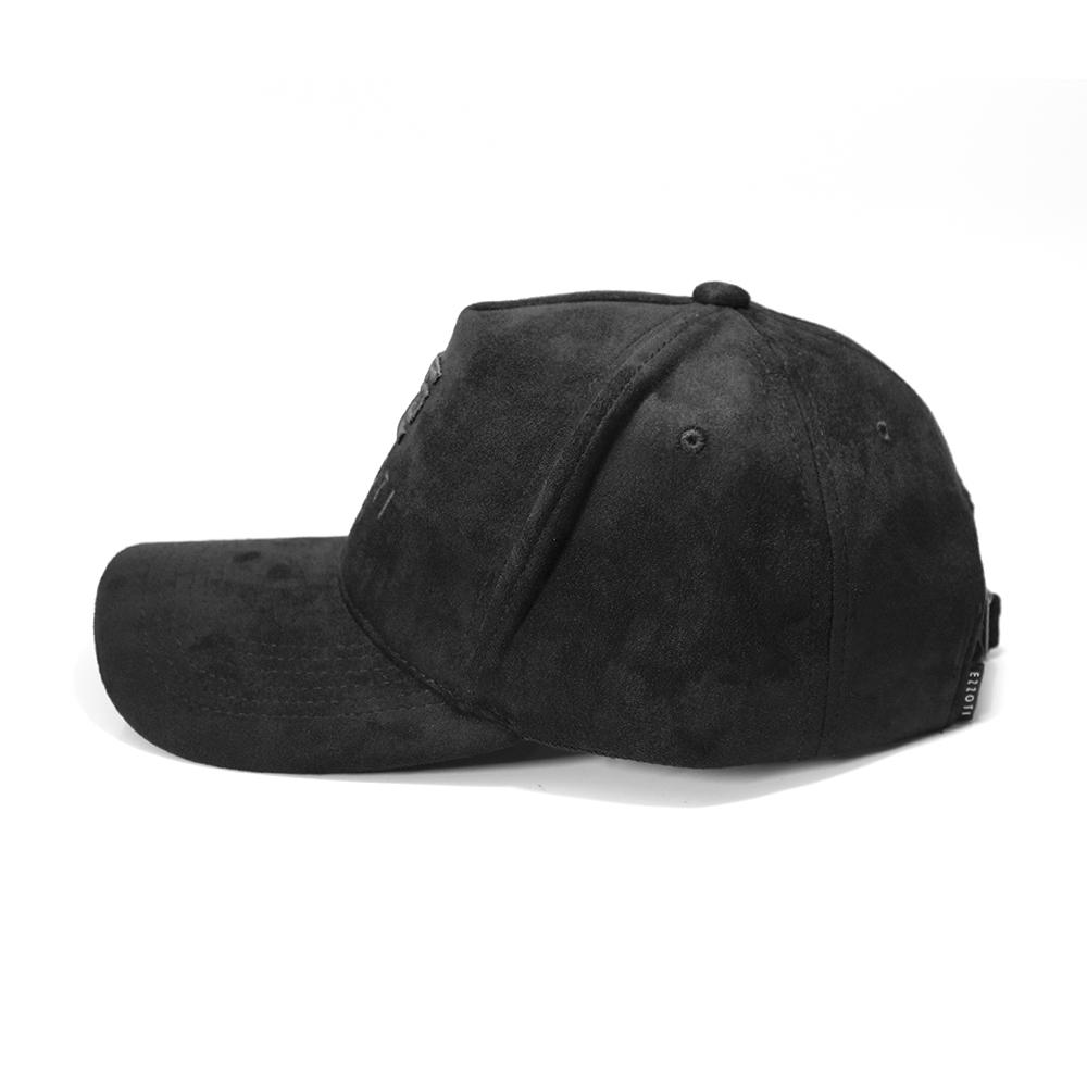 EZZOTI Suede Trucker Cap - Black
