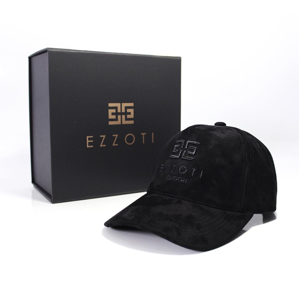 EZZOTI Suede Trucker Cap - Black