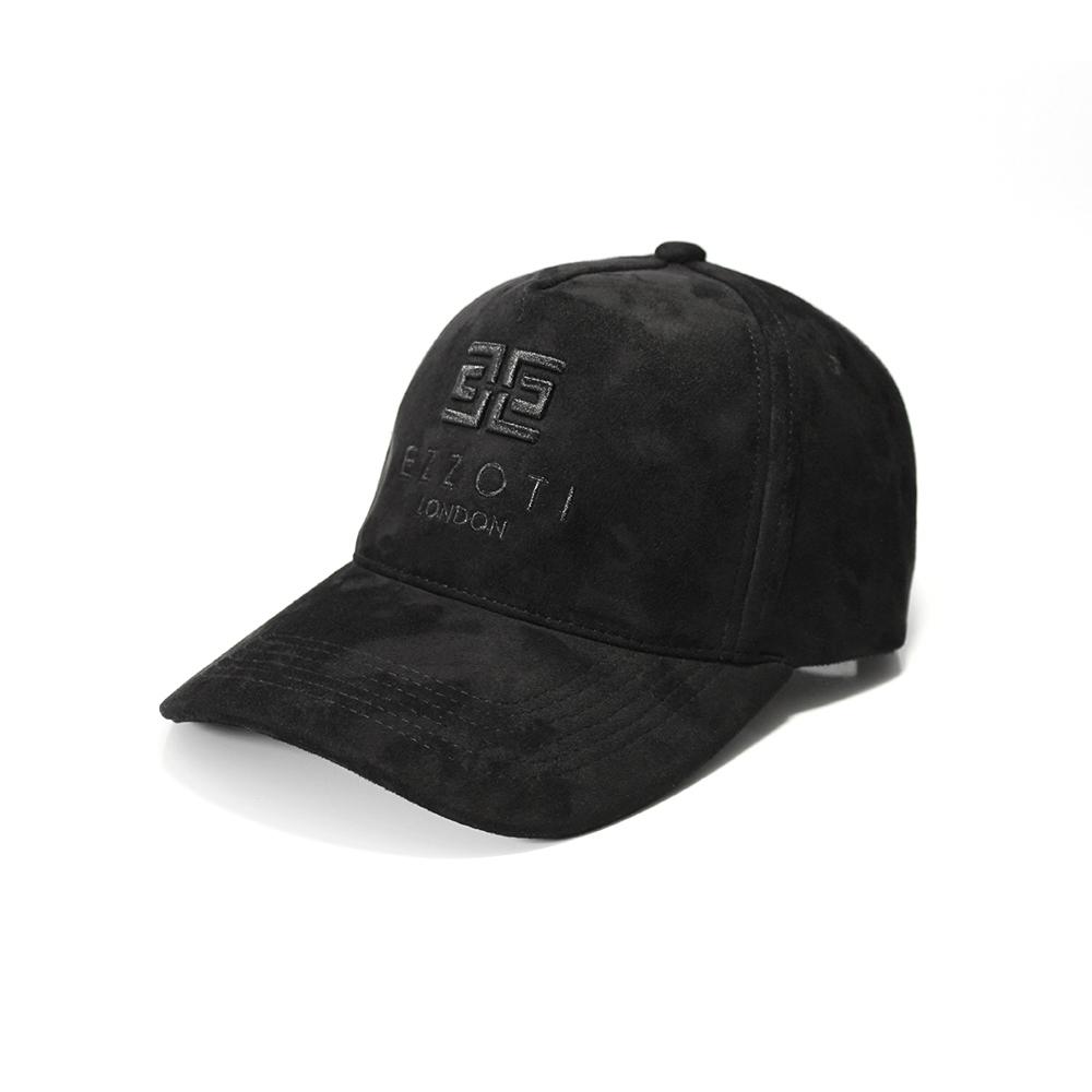 EZZOTI Suede Trucker Cap - Black