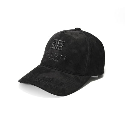 EZZOTI Suede Trucker Cap - Black