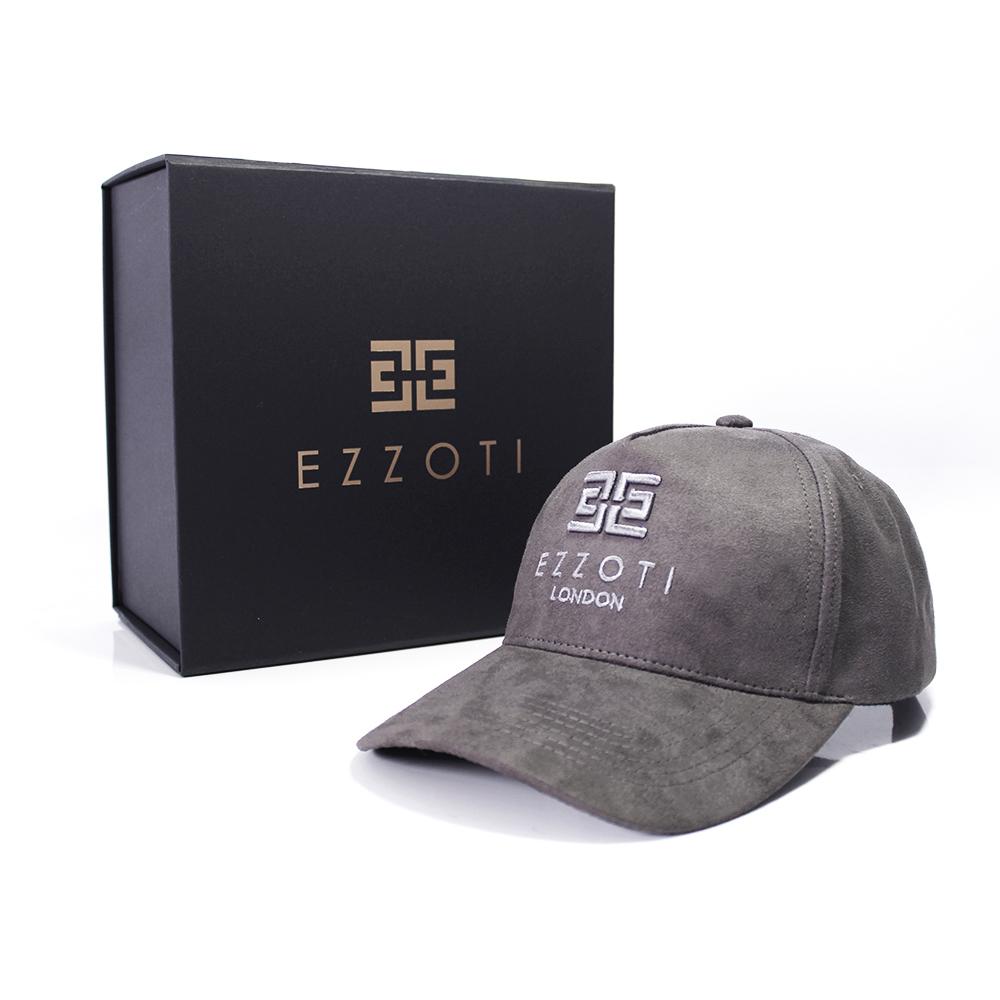 EZZOTI Suede Trucker Cap - Charcoal