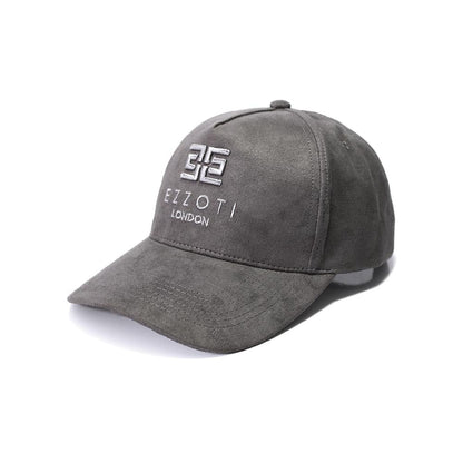EZZOTI Suede Trucker Cap - Charcoal