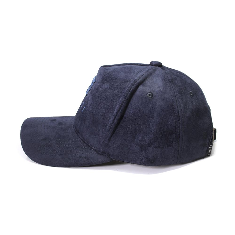 EZZOTI Suede Trucker Cap - Navy