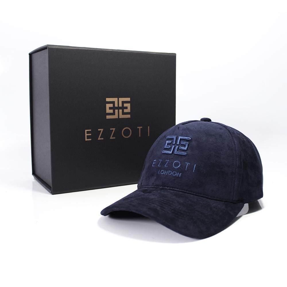 EZZOTI Suede Trucker Cap - Navy